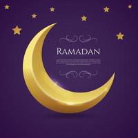 realistische ramadan-achtergrond. -vector. vector