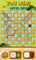 Snake ladder game sjabloon vector