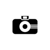 camera, fotografie, digitaal, foto solide vector illustratie logo pictogrammalplaatje. geschikt voor vele doeleinden.