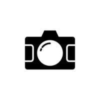 camera, fotografie, digitaal, foto solide vector illustratie logo pictogrammalplaatje. geschikt voor vele doeleinden.