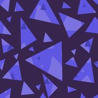 violet geometrisch naadloos patroon. abstracte vectorachtergrond. driehoeken achtergrond met textuur. elegant de sjabloon voor modeprints vector