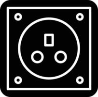 socket pictogramstijl vector