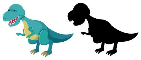 Set van dinosaurus karakter vector