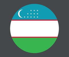 Oezbekistan vlag nationaal Azië embleem pictogram vector illustratie abstract ontwerp element