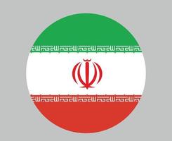 iran vlag nationaal Azië embleem pictogram vector illustratie abstract ontwerp element