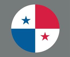 panama vlag nationaal noord-amerika embleem pictogram vector illustratie abstract ontwerp element