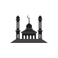 islamitisch logo, moskee vector