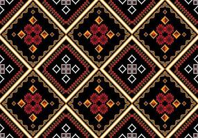 geometrische etnische oosterse naadloze patroon traditioneel ontwerp voor achtergrond,tapijt,behang,kleding,inwikkeling,batik,stof,vector illustration.embroidery stijl. vector