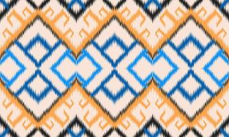 abstracte etnische ikat chevron patroon achtergrond. ,tapijt,behang,kleding,inwikkeling,batik,stof,borduurstijl. vector