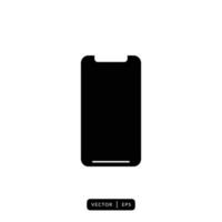 mobiele telefoon pictogram vector - teken of symbool