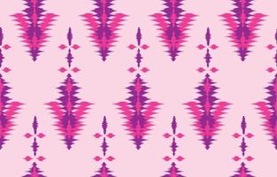 mooie etnische abstracte ikat-kunst. naadloos kasuri-patroon in tribal, volksborduurwerk, bloemen geometrische kunst ornament print. ontwerp voor tapijt, behang, kleding, verpakking, stof, hoes. vector