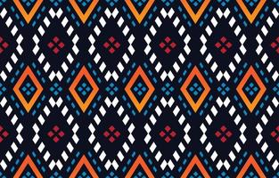 prachtige etnische Azteekse abstracte naadloze patroon in tribal, folk borduurwerk, chevron art design. geometrische kunst ornament print.design voor tapijt, behang, kleding, inwikkeling, stof, hoes vector