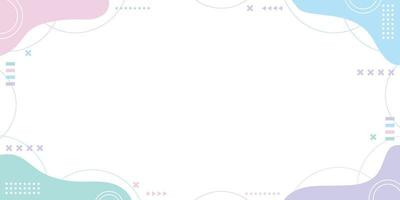 pastel kleur banner achtergrond vector