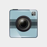 Fotocamerapictogram vector