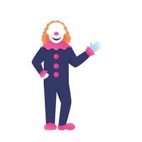 staande clown illustratie vector