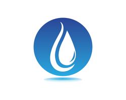 waterdruppel Logo Template vector illustratie ontwerp