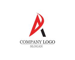 Een brief Logo Business Template Vector-pictogrammen vector