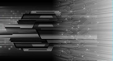 cyber circuit toekomstige technologie concept achtergrond vector