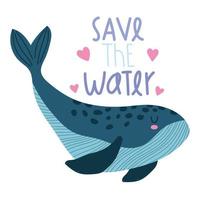 ecologie geweten water besparen vector