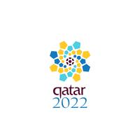 officiële logo wereldbeker 2022 in qatar vector ontwerpsymbool of pictogram