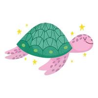 schildpad onderzees leven vector