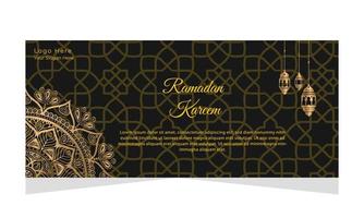 ramadan creatieve verkoop en super aanbieding social media post vector