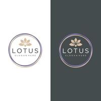 lotus logo ontwerpsjabloon downloaden vector
