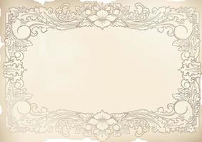 oude scroll papier banner.blanco vel. vector