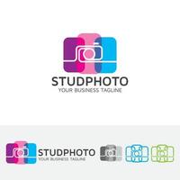 studio foto vector logo sjabloon