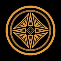 magische runen mystieke geometrie teken alchemie mystiek symbool vector