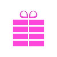 roze geschenkdoos illustratie vector