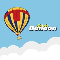 hete luchtballon vector
