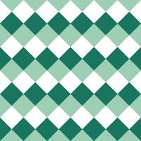drie groene tinten naadloze geruit patroon achtergrond vector