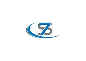 7s logo vector ontwerpsjabloon met witte achtergrond