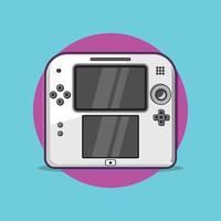 illustratie van een gameboy vector