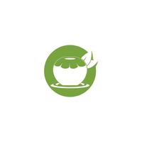 kokosnoot logo vector sjabloonontwerp