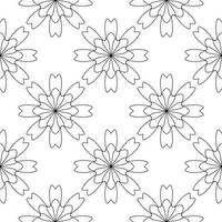 leuke mandalakaart. sier ronde doodle bloem geïsoleerd op een witte achtergrond. geometrische decoratieve sieraad in etnische oosterse stijl. vector