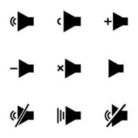 luidspreker volume platte vector pictogram. voor grafisch ontwerp, logo, website, sociale media, mobiele app, eps 10