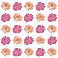 bloeiende midzomer weide naadloze patroon. plant achtergrond voor mode, wallpapers, print. veel verschillende bloemen op het veld. millefleurs in vrijheidsstijl. trendy bloemdessin vector