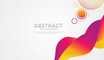 abstracte achtergrond met bewegend kleurrijk dynamisch effect vector