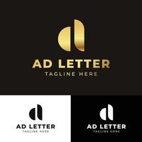 advertentie brief logo vector