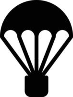 parachute vectorillustratie op een achtergrond. premium kwaliteit symbolen. vectorpictogrammen voor concept of grafisch ontwerp vector