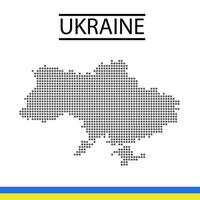 Oekraïne kaart stip en vlag gratis vector ontwerpelement bewerkbaar en klaar voor gebruik