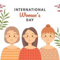 internationale Vrouwendag vector
