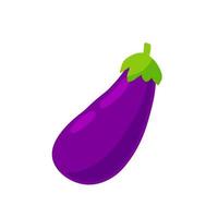 aubergine. paarse groente. vector