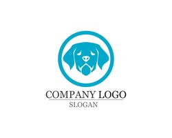 dog Love symbols logo and symbols template vector