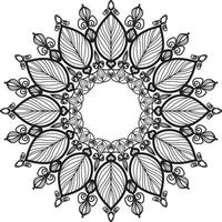 mandala bloem in etnische stijl vector