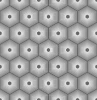 witte achtergrond met grijze vector zeshoeken