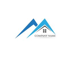 Home-logo en symbool vector