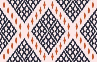 etnische ikat damast achtergrond. naadloos patroon in tribal, volksborduurwerk. ogee geometrische kunst ornament print.design voor tapijt, behang, kleding, inwikkeling, stof, hoes, textiel vector